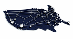 map of USA